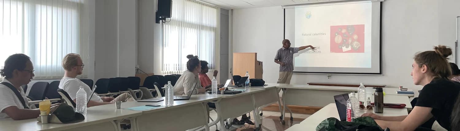 university of copenhagen students lecture at IIT with care earth trust